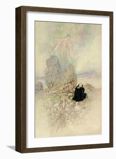 Tamamo, the Fox Maiden, 1910-Warwick Goble-Framed Giclee Print