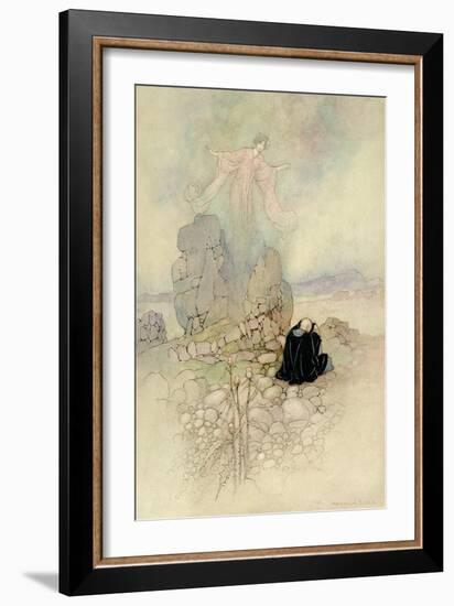 Tamamo, the Fox Maiden, 1910-Warwick Goble-Framed Giclee Print