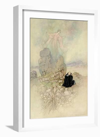 Tamamo, the Fox Maiden, 1910-Warwick Goble-Framed Giclee Print