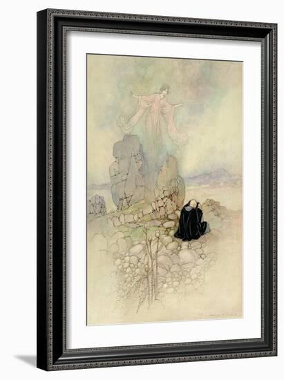 Tamamo, the Fox Maiden, 1910-Warwick Goble-Framed Giclee Print
