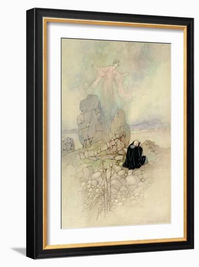 Tamamo, the Fox Maiden, 1910-Warwick Goble-Framed Giclee Print