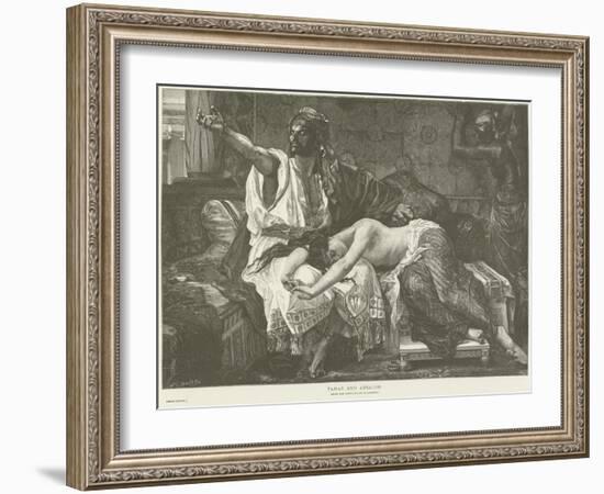 Tamar and Absalom-Alexandre Cabanel-Framed Giclee Print