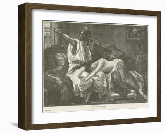 Tamar and Absalom-Alexandre Cabanel-Framed Giclee Print