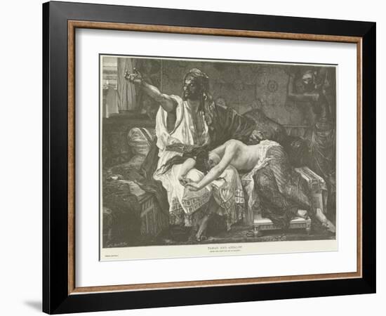 Tamar and Absalom-Alexandre Cabanel-Framed Giclee Print