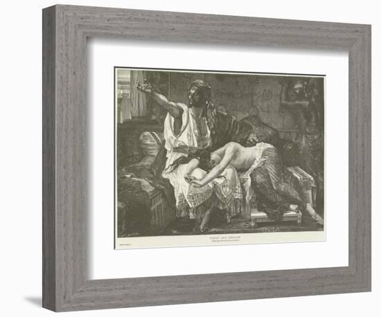 Tamar and Absalom-Alexandre Cabanel-Framed Giclee Print