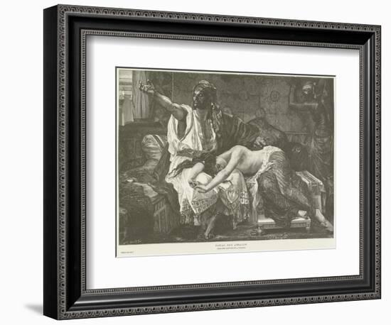 Tamar and Absalom-Alexandre Cabanel-Framed Giclee Print