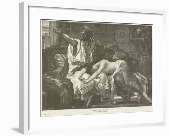 Tamar and Absalom-Alexandre Cabanel-Framed Giclee Print