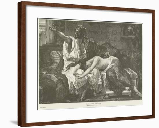 Tamar and Absalom-Alexandre Cabanel-Framed Giclee Print