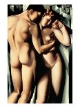 Jeune Fille Vert-Tamara de Lempicka-Framed Art Print