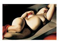 The Sleeping Girl-Tamara de Lempicka-Stretched Canvas