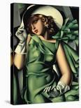 Rafaela sur Fond Vert (Le Reve)-Tamara de Lempicka-Premium Giclee Print