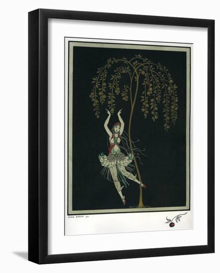 Tamara Karsavina in the Ballet the Firebird-George Barbier-Framed Giclee Print