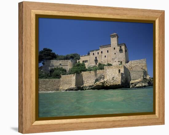 Tamarit Castle, Tarragona, Costa Dorada (Costa Daurada), Catalonia, Spain, Mediterranean-Ruth Tomlinson-Framed Premier Image Canvas