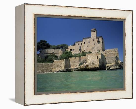 Tamarit Castle, Tarragona, Costa Dorada (Costa Daurada), Catalonia, Spain, Mediterranean-Ruth Tomlinson-Framed Premier Image Canvas