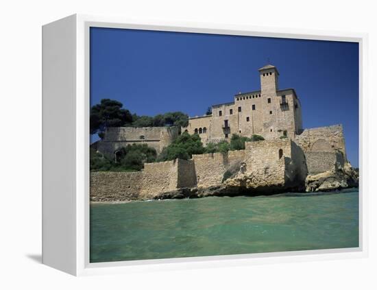 Tamarit Castle, Tarragona, Costa Dorada (Costa Daurada), Catalonia, Spain, Mediterranean-Ruth Tomlinson-Framed Premier Image Canvas