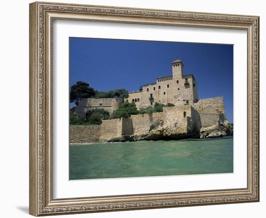 Tamarit Castle, Tarragona, Costa Dorada (Costa Daurada), Catalonia, Spain, Mediterranean-Ruth Tomlinson-Framed Photographic Print