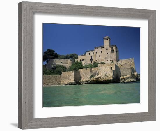 Tamarit Castle, Tarragona, Costa Dorada (Costa Daurada), Catalonia, Spain, Mediterranean-Ruth Tomlinson-Framed Photographic Print