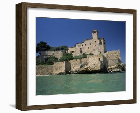 Tamarit Castle, Tarragona, Costa Dorada (Costa Daurada), Catalonia, Spain, Mediterranean-Ruth Tomlinson-Framed Photographic Print