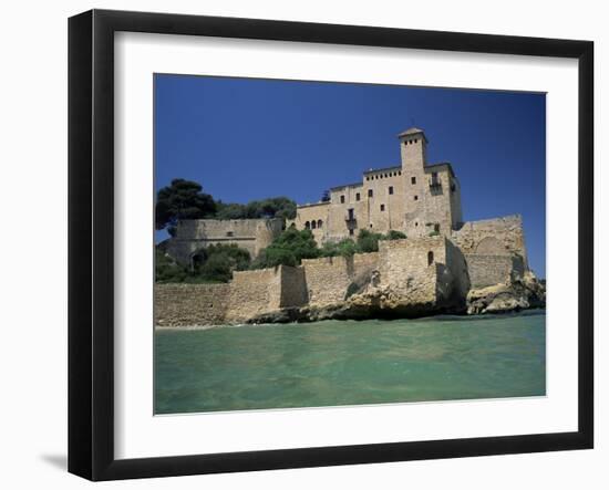 Tamarit Castle, Tarragona, Costa Dorada (Costa Daurada), Catalonia, Spain, Mediterranean-Ruth Tomlinson-Framed Photographic Print