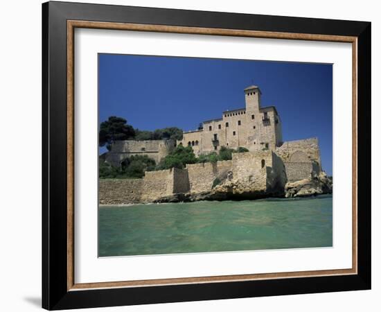 Tamarit Castle, Tarragona, Costa Dorada (Costa Daurada), Catalonia, Spain, Mediterranean-Ruth Tomlinson-Framed Photographic Print