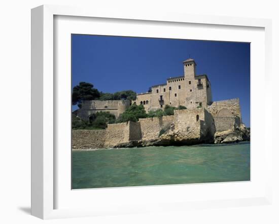 Tamarit Castle, Tarragona, Costa Dorada (Costa Daurada), Catalonia, Spain, Mediterranean-Ruth Tomlinson-Framed Photographic Print