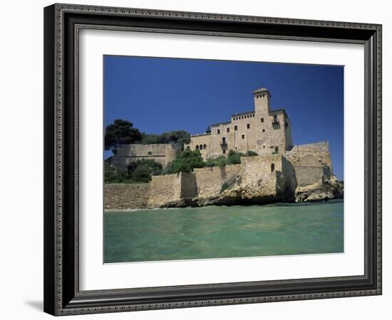 Tamarit Castle, Tarragona, Costa Dorada (Costa Daurada), Catalonia, Spain, Mediterranean-Ruth Tomlinson-Framed Photographic Print