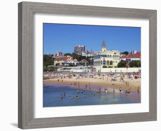 Tamariz Beach, Estoril, Portugal, Europe-Jeremy Lightfoot-Framed Photographic Print