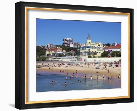 Tamariz Beach, Estoril, Portugal, Europe-Jeremy Lightfoot-Framed Photographic Print