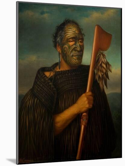 Tamati Waka Nene, 1890-Gottfried Lindauer-Mounted Giclee Print