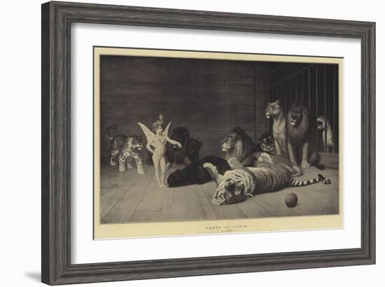 Tamed by Cupid-Jean Leon Gerome-Framed Giclee Print