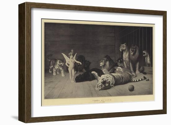 Tamed by Cupid-Jean Leon Gerome-Framed Giclee Print