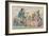 Taming of the Shrew: Katherine and Petruchio, or the Modern Quixote, Published by S.W. Fores in…-James Gillray-Framed Giclee Print