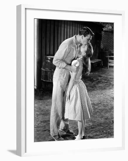 Tammy And The Bachelor, Leslie Nielsen, Debbie Reynolds, 1957-null-Framed Photo