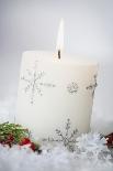 Festive Christmas Candle-Tammy Hanratty-Photographic Print