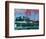 Tampa Abstract Skyline II-Emma Moore-Framed Art Print