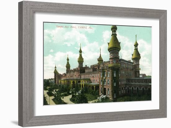 Tampa, Florida - Tampa Bay Hotel View-Lantern Press-Framed Art Print