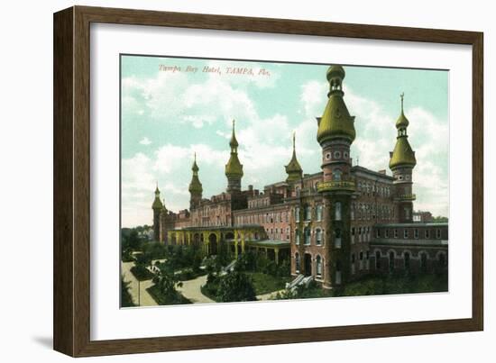 Tampa, Florida - Tampa Bay Hotel View-Lantern Press-Framed Art Print