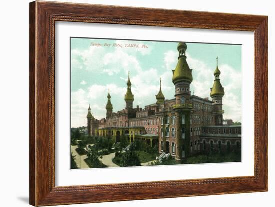 Tampa, Florida - Tampa Bay Hotel View-Lantern Press-Framed Art Print