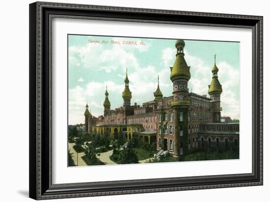 Tampa, Florida - Tampa Bay Hotel View-Lantern Press-Framed Art Print