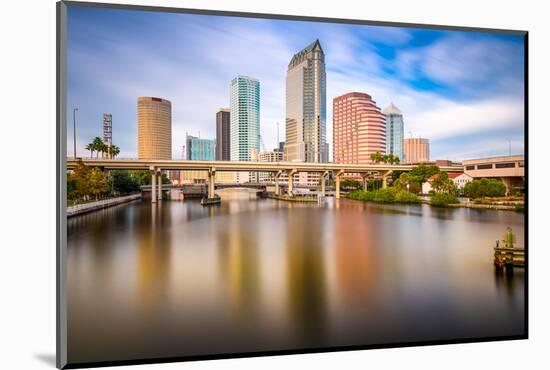Tampa, Florida, USA Downtown City Skyline on the Hillsborough River.-SeanPavonePhoto-Mounted Photographic Print