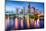 Tampa, Florida, USA Downtown City Skyline over the Hillsborough River.-SeanPavonePhoto-Mounted Photographic Print