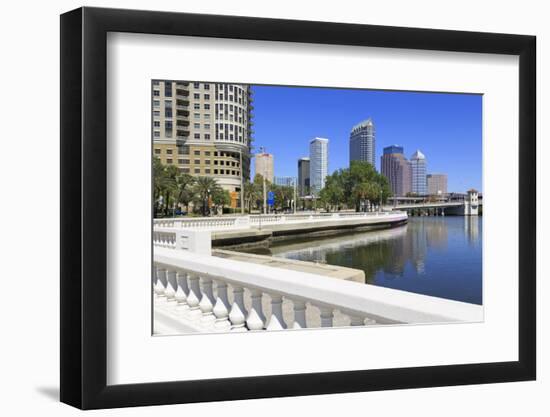 Tampa Skyline and Linear Park, Tampa, Florida, United States of America, North America-Richard Cummins-Framed Photographic Print