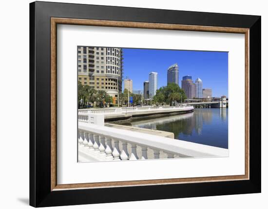 Tampa Skyline and Linear Park, Tampa, Florida, United States of America, North America-Richard Cummins-Framed Photographic Print