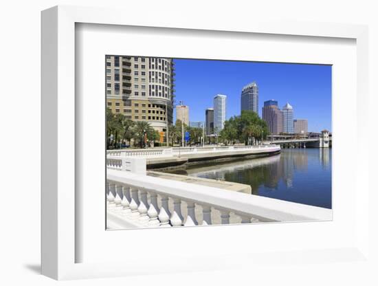 Tampa Skyline and Linear Park, Tampa, Florida, United States of America, North America-Richard Cummins-Framed Photographic Print