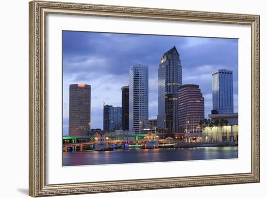 Tampa Skyline, Florida, United States of America, North America-Richard Cummins-Framed Photographic Print