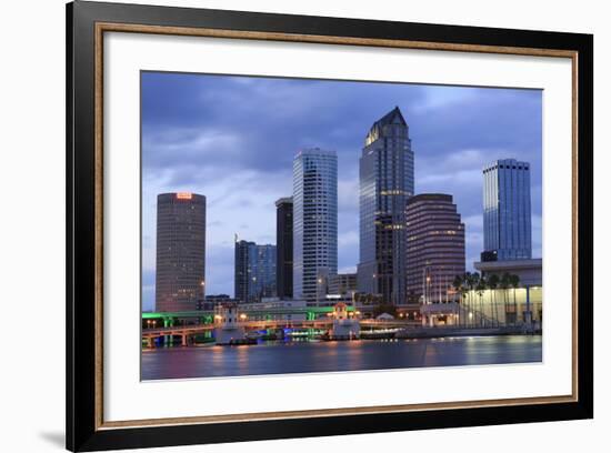 Tampa Skyline, Florida, United States of America, North America-Richard Cummins-Framed Photographic Print