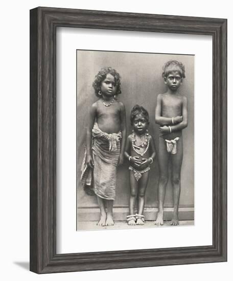 'Tamulenkinder', 1926-Unknown-Framed Photographic Print