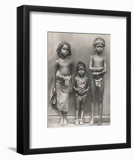 'Tamulenkinder', 1926-Unknown-Framed Photographic Print