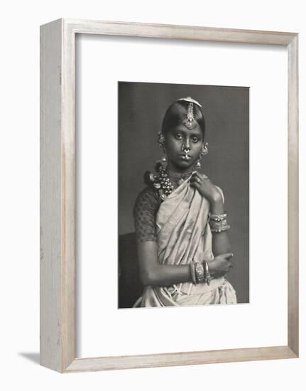 'Tamulin mit Schmuck', 1926-Unknown-Framed Photographic Print