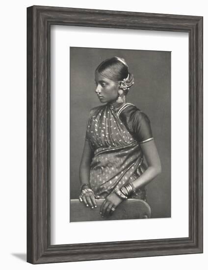 'Tamulin mit Schmuck', 1926-Unknown-Framed Photographic Print